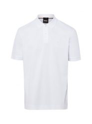 BOSS koszulka polo - Parris Mężczyźni Bawełna biały, XL. Białe koszulki polo męskie Boss, m, bez wzorów, z bawełny, bez ramiączek. Za 429.95 zł.