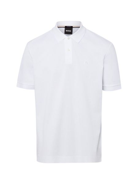 BOSS koszulka polo - Parris Mężczyźni Bawełna biały, XL. Białe koszulki polo męskie Boss, m, bez wzorów, z bawełny, bez ramiączek. Za 429.95 zł.