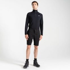 Spodenki trekkingowe męskie Dare2B Torrek. Czarne szorty męskie Dare 2b, bez wzorów, z elastanu, sportowe. Za 92.00 zł.