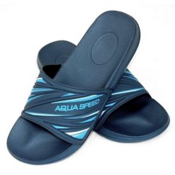 Klapki basenowe męskie Aqua Speed Idaho. Niebieskie klapki i japonki męskie Aqua-Speed. Za 64.99 zł.