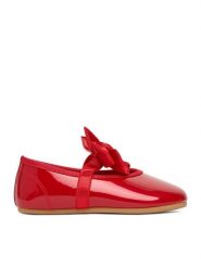 DeeZee Baleriny CEO-CSS20656-01 Czerwony. Czerwone baleriny dziewczęce DeeZee, bez wzorów, ze skóry. Za 49.99 zł.