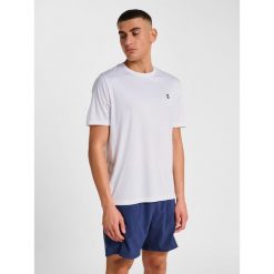 Koszulka Hummel Pulse. Białe t-shirty sportowe męskie HUMMEL, bez ramiączek, na fitness i siłownię. Za 76.00 zł.