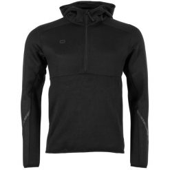 Bluza treningowa zapinana do połowy Stanno Plaza. Czarne bluzy z kapturem męskie STANNO, m, z materiału. Za 289.00 zł.