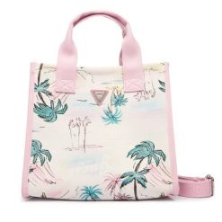 Torebka Guess. Czerwone torebki klasyczne damskie Guess, z aplikacjami, bez dodatków. Za 269.99 zł.