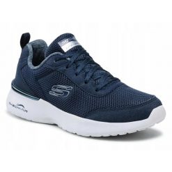 BUTY damskie SKECHERS DYNAMIGHT 12947-NVY granatowe lekkie sportowe 37,5. Niebieskie buty sportowe na co dzień damskie Skechers, bez wzorów, trekkingowe, Skechers Sport. Za 255.00 zł.