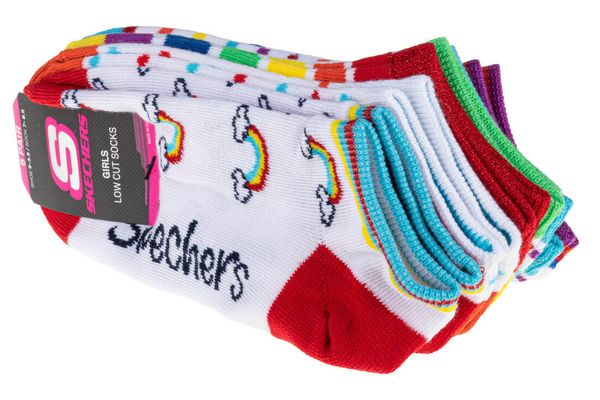 Skechers 3pk Mens Extended Terry Low, męskie skarpetki wielokolorowe. Skarpetki męskie Skechers, bez wzorów, z materiału. Za 87.20 zł.