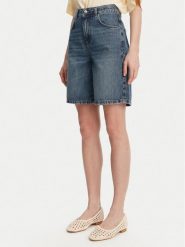 Marella Szorty jeansowe Short 2513141024 Niebieski Relaxed Fit. Niebieskie szorty damskie Marella, bez wzorów, z bawełny. Za 399.99 zł.