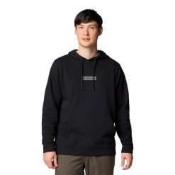 Bluza sportowa męska Columbia Trek. Czarne bluzy bez kaptura męskie Columbia, bez wzorów, sportowe, bez kołnierzyka, bez ramiączek. Za 194.99 zł.