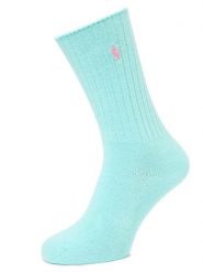 Polo Ralph Lauren Skarpety Kobiety Bawełna zielony, ONE SIZE. Zielone skarpetki damskie Polo Ralph Lauren, bez wzorów, z bawełny. Za 44.95 zł.