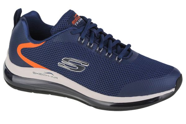 Buty sportowe Sneakersy męskie, Skechers Skech-Air Element 2.0 Lomarc. Niebieskie buty sportowe na co dzień męskie Skechers, z materiału, bez zapięcia, trekkingowe. Za 369.99 zł.