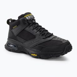 Buty męskie SKECHERS Skech-Air Envoy Bulldozer. Czarne buty trekkingowe męskie Skechers, z materiału, bez zapięcia, trekkingowe. Za 319.99 zł.