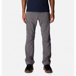 Spodnie turystyczne męskie Columbia Silver Ridge Utility Pant. Szare spodnie materiałowe męskie Columbia, bez wzorów, sportowe. Za 209.99 zł.