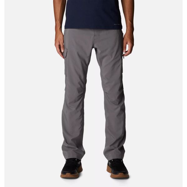 Spodnie turystyczne męskie Columbia Silver Ridge Utility Pant. Szare spodnie materiałowe męskie Columbia, bez wzorów, sportowe. Za 197.99 zł.