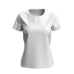 Damska Koszulka Lux. Białe bluzki damskie Stedman, xl, bez wzorów, sportowe, bez kołnierzyka, bez ramiączek. Za 42.99 zł.