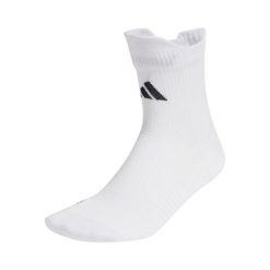 Skarpety z wzmocnieniem adidas RunX. Białe skarpetki damskie Adidas, w ażurowe wzory, z materiału. Za 58.99 zł.