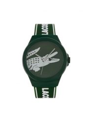 Lacoste Zegarek Neocroc 2011309 Zielony. Zielone, analogowe zegarki męskie Lacoste. Za 399.99 zł.