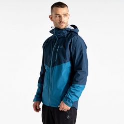 Męska wodoodporna kurtka Breathe Out. Niebieskie kurtki męskie Dare 2b, m, bez wzorów, z tkaniny, bez kaptura. W wyprzedaży za 423.95 zł.