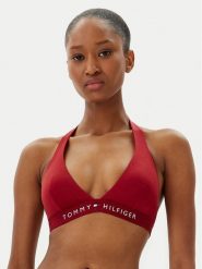 Tommy Hilfiger Góra od bikini UW0UW05813 Czerwony. Czerwone bikini damskie Tommy Hilfiger, bez wzorów. Za 119.99 zł.