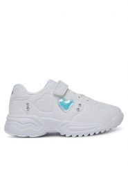 Primigi Sneakersy 7963000 Biały. Białe buty sportowe dziewczęce Primigi, bez wzorów, ze skóry, bez zapięcia. Za 129.99 zł.
