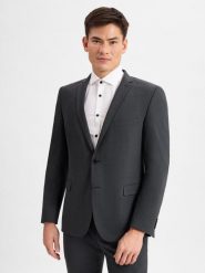 Finshley & Harding spodnie garniturowe - Steven Mężczyźni Modern Fit szary, 98. Szare spodnie wizytowe męskie Finshley & Harding, z wełny. Za 899.95 zł.