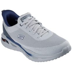 Buty sportowe męskie Skechers Arch Fit Orvan Kin. Szare buty sportowe na co dzień męskie Skechers, bez zapięcia. Za 390.00 zł.