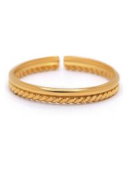 MOODE Pierścionek "Violaine" rozmiar: onesize. Żółte pierścionki damskie MOODE, ze stali. Za 39.99 zł.