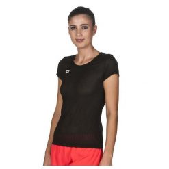 Koszulka damska sportowa treningowa Arena GYM. Czarne bluzki sportowe damskie Arena, bez kołnierzyka, bez ramiączek. Za 75.00 zł.