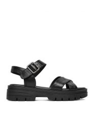 Lasocki Sandały CEO-WB-LINA-23 Czarny. Czarne sandały damskie Lasocki, bez wzorów, ze skóry, bez obcasa, na płaskiej podeszwie. Za 169.99 zł.