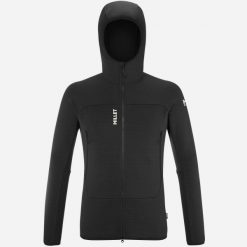 Bluza turystyczna męska Millet Fusion Grid Hoodie active fit POLARTEC Powergrid. Czarne bluzy z kapturem męskie Millet, l, z tkaniny. Za 770.00 zł.