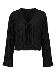 Sublevel Bluzka w kolorze czarnym rozmiar: M/L. Czarne bluzki damskie Sublevel, l, bez wzorów, bez kołnierzyka, bez ramiączek. Za 123.82 zł.