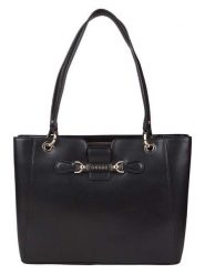 Guess Shopper bag w kolorze czarnym - 37 x 26 x 10 cm rozmiar: onesize. Czarne shopper bag damskie Guess, z aplikacjami, z materiału, na ramię, bez dodatków. Za 483.17 zł.