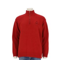 Second life - Sweter damski czerwony - Jak nowy. Czerwone swetry klasyczne damskie Ralph Lauren, l, z dresówki, bez kołnierzyka. Za 127.76 zł.