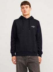 Jack & Jones Bluza w kolorze czarnym rozmiar: XXL. Czarne bluzy z kapturem męskie Jack & Jones, xxl, z bawełny. Za 96.60 zł.