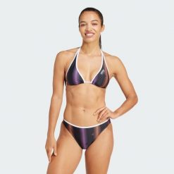 Bikini Tiro Neckholder. Białe bikini damskie Adidas, bez wzorów. W wyprzedaży za 187.20 zł.
