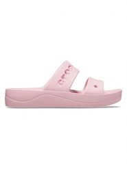 Crocs Klapki w kolorze jasnoróżowym rozmiar: 38/39. Różowe klapki damskie Crocs, bez wzorów, bez obcasa. Za 96.37 zł.