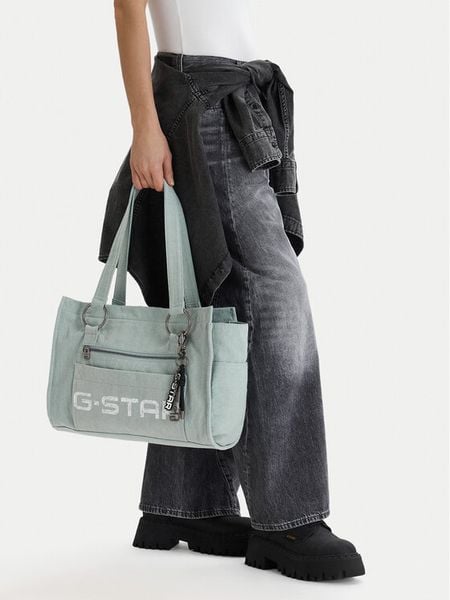 G-Star Raw Torebka CEO-XC8971 Niebieski. Niebieskie torebki klasyczne damskie G-Star Raw, bez wzorów, z materiału, bez dodatków. Za 199.99 zł.
