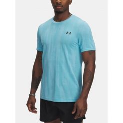 T-Shirt Męski Sportowy Under Armour Vanish Seamless. Niebieskie t-shirty męskie Under Armour, m, bez wzorów, bez kołnierzyka. Za 199.99 zł.