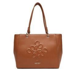 Torebka Nine West. Brązowe torebki klasyczne damskie Nine West, bez wzorów, bez dodatków. Za 249.99 zł.