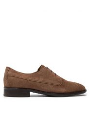 Boss Półbuty Colby Derb Stsd 50516599 Beżowy. Brązowe półbuty męskie Boss, ze skóry, bez zapięcia. Za 489.99 zł.