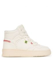 Geox Sneakersy J Lestrella J56NLA 000BC C1000 S Biały. Białe buty sportowe dziewczęce Geox, bez wzorów, ze skóry, bez zapięcia. Za 179.99 zł.