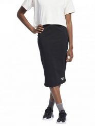 Reebok Spódnica w kolorze czarnym rozmiar: XXS. Czarne spódniczki damskie Reebok, xxs, bez wzorów, z podwyższonym stanem, midi, proste. Za 52.67 zł.