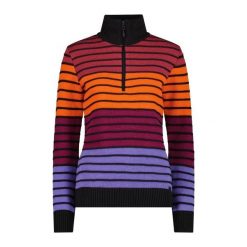 Sweter damski CMP. Brązowe swetry klasyczne damskie CMP, na zimę, bez kołnierzyka. Za 340.00 zł.