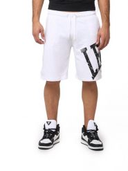 Odzież sportowa z bawełna z kieszenie na co dzień. Czarna szorty męskie LEONE 1947 APPAREL, bez wzorów, z bawełny, sportowe. Za 105.21 zł.
