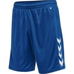 Spodenki piłkarskie męskie Hummel Core XK Poly Shorts. Niebieskie szorty męskie HUMMEL, bez wzorów, sportowe. Za 158.00 zł.