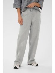 Kaffe Spodnie w kolorze szarym rozmiar: XS. Szare spodnie materiałowe damskie Kaffe, bez wzorów, z materiału. Za 126.99 zł.