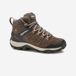 Second Life - Buty turystyczne damskie Crosslander Mid wodoodporne. Brązowe obuwie trekkingowe damskie MERRELL. Za 422.99 zł.