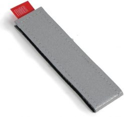 FAHRER pasek odblaskowy srebrno-szary 2,5 x 10 cm. Szare paski męskie FAHRER, bez wzorów. Za 94.10 zł.