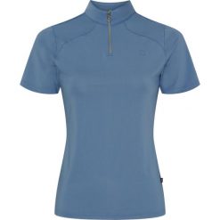 Damska koszulka do jazdy konnej Equipage Hasty. Niebieskie t-shirty damskie EQUIPAGE, bez wzorów, bez kołnierzyka. Za 241.00 zł.