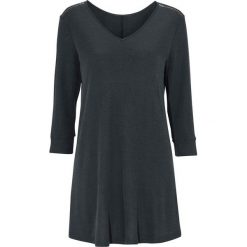 Cellbes Tunika czarny female czarny 34/36. Czarne tuniki damskie Cellbes, bez wzorów, z dżerseju, bez kołnierzyka, bez ramiączek. W wyprzedaży za 35.00 zł.