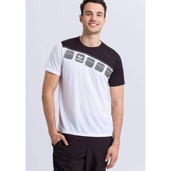 Koszulka Erima 5-C. Białe t-shirty sportowe męskie Erima, na lato, m, bez ramiączek, do piłki nożnej. Za 145.40 zł.